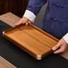 Tee-Tablett aus Walnussholz mit Messingecken Natural Walnut Tea Tray with Brass Corners | Luxury Serving Tray - 3