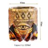 Angel's Gaze Crystal: Edo Kiriko Handcrafted Warm Amber Whisky Glass - 7