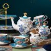 Handgefertigtes Bone-China-Teeservice „Jadeit“ mit edlem Golddekor INGRI Jadeite Handcrafted Bone China Tea Set with German Gold Detailing - 4