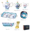 Handgefertigtes Bone-China-Teeservice „Jadeit“ mit edlem Golddekor INGRI Jadeite Handcrafted Bone China Tea Set with German Gold Detailing - 10
