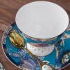 Handgefertigtes Bone-China-Teeservice „Jadeit“ mit edlem Golddekor INGRI Jadeite Handcrafted Bone China Tea Set with German Gold Detailing - 6