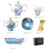 Handgefertigtes Bone-China-Teeservice „Jadeit“ mit edlem Golddekor INGRI Jadeite Handcrafted Bone China Tea Set with German Gold Detailing - 9