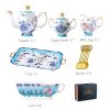 Handgefertigtes Bone-China-Teeservice „Jadeit“ mit edlem Golddekor INGRI Jadeite Handcrafted Bone China Tea Set with German Gold Detailing - 7