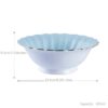 Handgefertigtes Bone-China-Geschirrset Ocean Blue mit echtem Goldrand INGRI Ocean Blue Handcrafted Bone China Dinnerware Set with Gold Rim - 21