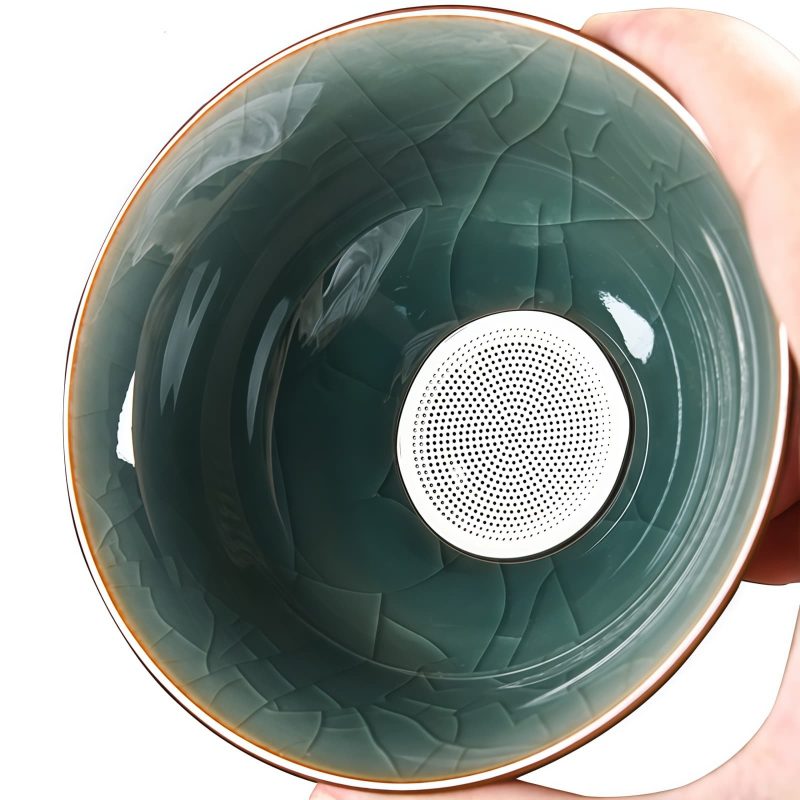 Gongfu Tee-Set aus Seladon-Porzellan Celadon Chinese Gongfu Tea Set - Exquisite Porcelain for Tea Ceremony - 3