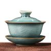 Gongfu Tee-Set aus Seladon-Porzellan Celadon Chinese Gongfu Tea Set - Exquisite Porcelain for Tea Ceremony - 1