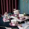 Englisches Teeservice aus Bone China mit Phoenix-Motiv und Stövchen Phoenix Pattern Bone China English Tea Set with Warmer | Premium Teaware - 6