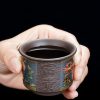 Chinesisches Gongfu Tee-Set aus Yixing-Ton mit Fugui-Blumengravur Fugui Themed Engraved Floral Yixing Clay Chinese Gongfu Tea Set - 2