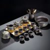 Chinesisches Gongfu Tee-Set aus Yixing-Ton mit Fugui-Blumengravur Fugui Themed Engraved Floral Yixing Clay Chinese Gongfu Tea Set - 8