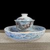 Jingdezhen Chinese Dragon Porcelain Gaiwan Tea Set | Exquisite 5-Piece Set - 1