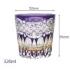 Handgeschliffenes Edo-Kiriko-Whiskyglas „Prisma“ mit Holzbox Edo Kiriko Prism Whisky Glass with Wooden Box - Geometric Brilliance - 7