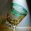 Handgeschliffenes Edo-Kiriko-Whiskyglas „Prisma“ mit Holzbox Edo Kiriko Prism Whisky Glass with Wooden Box - Geometric Brilliance - 5