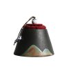Tee-Caddy aus Naturkeramik mit Bergmotiv Mountain Pattern Crude Pottery Tea Caddy for Loose Tea Storage - 2