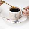 Porzellan-Teetassen-Set mit reflektierender Projektion Reflective Projection Porcelain Tea Cup & Saucer Set - Mesmerizing Designs - 3