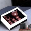 Handgefertigtes Yixing-Zisha-Teeset mit Wolkenmotiv Cloud Motif Handcrafted Yixing Purple Clay Tea Set - 8