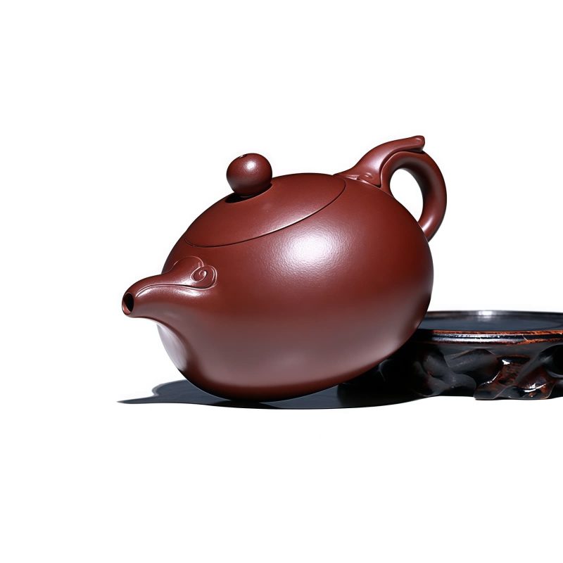 Handgefertigtes Yixing-Zisha-Teeset mit Wolkenmotiv Cloud Motif Handcrafted Yixing Purple Clay Tea Set - 6
