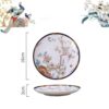 Blue Phoenix Bone China Dinnerware Set - Hand-Painted Gold Rims - 14