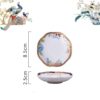 Blue Phoenix Bone China Dinnerware Set - Hand-Painted Gold Rims - 25