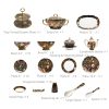 Handbemaltes Fine Bone China Geschirr-Set „Jungle Party“ mit Goldakzenten INGRI Jungle Party Bone China Dinnerware Set | Hand-Painted - 8