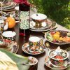 Handbemaltes Fine Bone China Geschirr-Set „Jungle Party“ mit Goldakzenten INGRI Jungle Party Bone China Dinnerware Set | Hand-Painted - 2