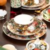 Handbemaltes Fine Bone China Geschirr-Set „Jungle Party“ mit Goldakzenten INGRI Jungle Party Bone China Dinnerware Set | Hand-Painted - 7