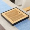 Japanisches Gongfu-Teeservice aus schwarzer Keramik mit Tablett Black Ceramic Japanese Gongfu Tea Set with Tray | Tea Ceremony Essentials - 6