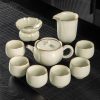 Chinesisches Gongfu-Tee-Set aus Ru-Keramik mit Teekanne Ru Kiln Chinese Gongfu Ceramic Tea Set with Teapot | Elegant - 6