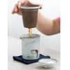 Keramik-Gaiwan-Teeset mit süßem Katzenmotiv und Reisetasche Cute Cat Pattern Ceramic Gaiwan Tea Set with Travel Bag - Perfect Gift - 3