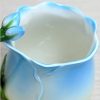 Tasse aus feinem Bone China mit Rosenknospen-Henkel und Blütenlöffel Rose Bone China Mug with Flower Handle & Spoon - Elegant Gift - 5