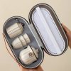 Floral Ru Kiln Ceramic Gaiwan Travel Tea Set | Elegant Chinese Tea Service - 6
