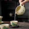 Mountain-range Chinese Gongfu Tea Set Porcelain | Elegant Tea Ceremony Collection - 7
