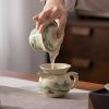 Mountain-range Chinese Gongfu Tea Set Porcelain | Elegant Tea Ceremony Collection - 6