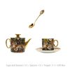 Handgefertigtes & handbemaltes Bone-China-Teeservice „Jungle Party“ INGRI Jungle Party Bone China Tea Set - Luxury Rainforest Collection - 17