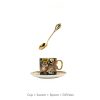 Handgefertigtes & handbemaltes Bone-China-Teeservice „Jungle Party“ INGRI Jungle Party Bone China Tea Set - Luxury Rainforest Collection - 5