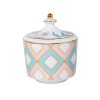 Milan Garden Teeservice aus Bone China – Englisches Teekannen-Set mit blau-rosa Chrysanthemen Milan Garden Bone China Teapot Set - English Style Chrysanthemum - 8