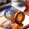 Edo Kiriko Crane Feather Whisky Glass with Wooden Box - 6
