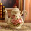 Vintage English Rose Porcelain Tea Set | Elegant Teapot & Cups - 2
