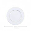 Handgefertigtes Bone-China-Geschirrset in Reinweiß mit Goldrand Pure White Handcrafted Bone China Dinnerware Set with Gold Edge - 3