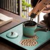 Japanisches Gongfu-Teeset „Grüner Lotus“ mit Teetablett Green Lotus Japanese Gongfu Tea Set with Tray | Authentic Ceremony - 3