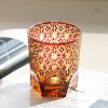 Edo Kiriko Blue Wave Daisy Whisky Glass - Handcrafted Japanese Art - 5