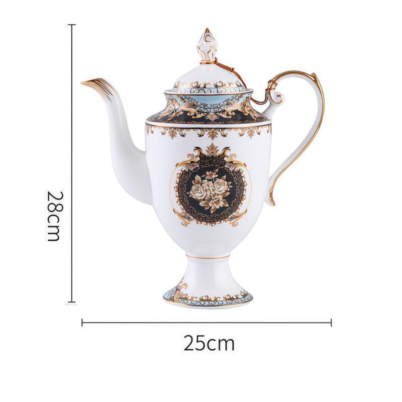 Muse Handgefertigtes Teeservice aus Bone China Muse Handcrafted Bone China Tea Set - Luxury & Nano-Silver Self-Cleaning - 16