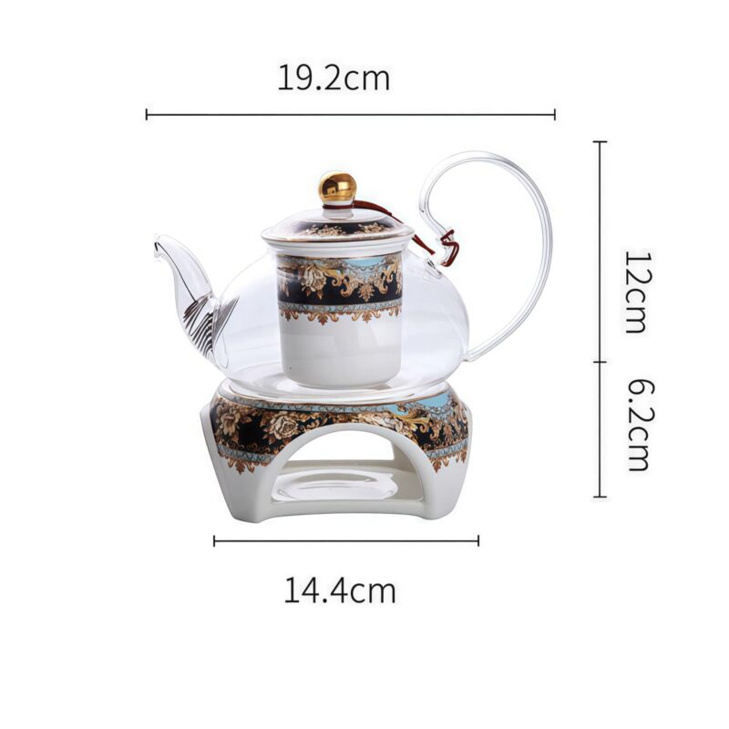 Muse Handgefertigtes Teeservice aus Bone China Muse Handcrafted Bone China Tea Set - Luxury & Nano-Silver Self-Cleaning - 14