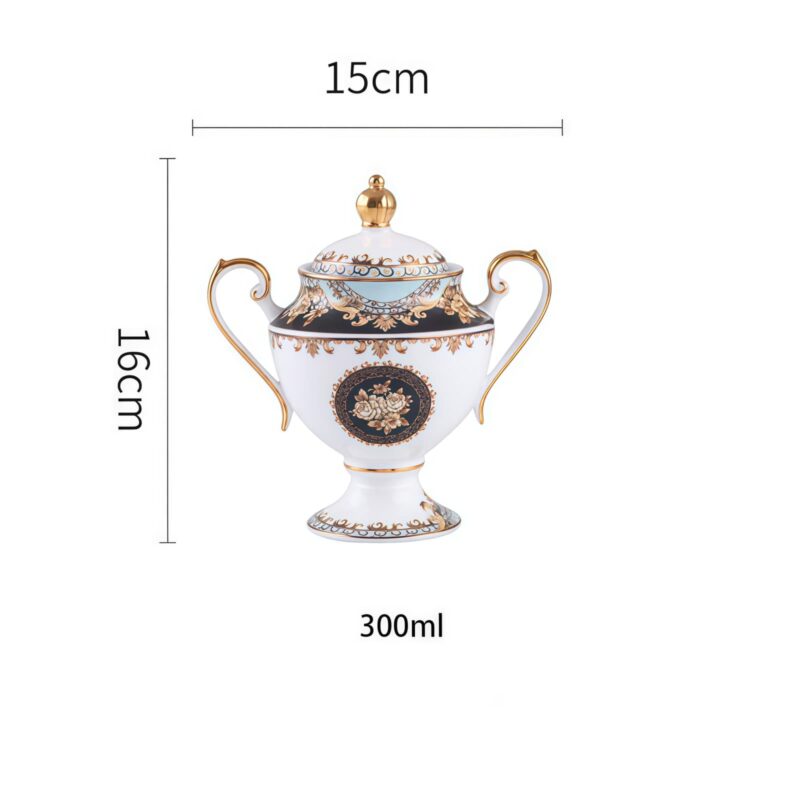 Muse Handgefertigtes Teeservice aus Bone China Muse Handcrafted Bone China Tea Set - Luxury & Nano-Silver Self-Cleaning - 15