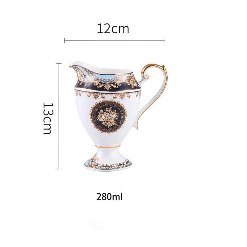Muse Handgefertigtes Teeservice aus Bone China Muse Handcrafted Bone China Tea Set - Luxury & Nano-Silver Self-Cleaning - 12