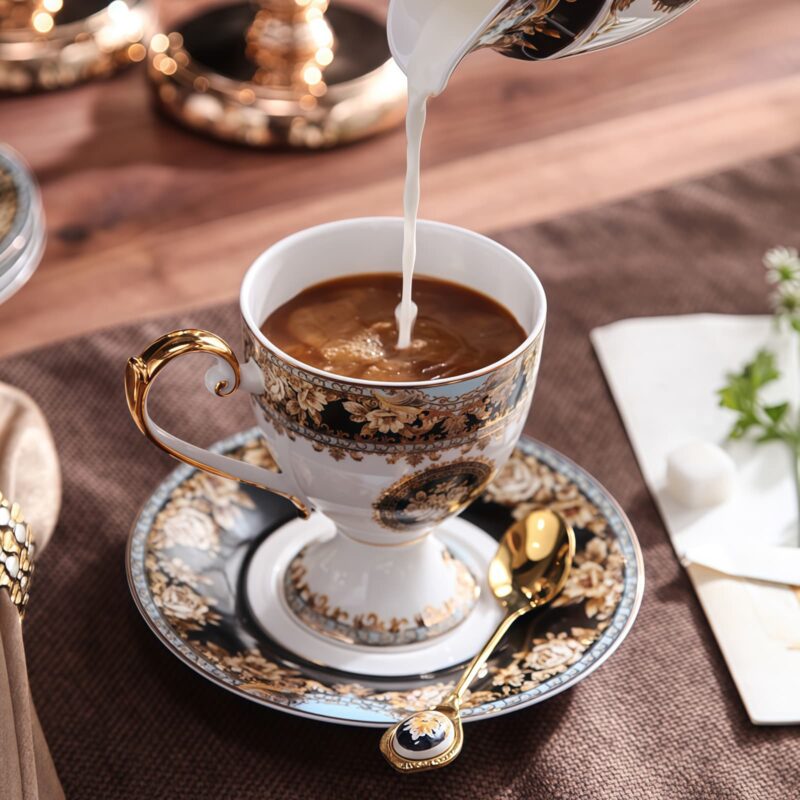 Muse Handgefertigtes Teeservice aus Bone China Muse Handcrafted Bone China Tea Set - Luxury & Nano-Silver Self-Cleaning - 11