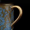 Floating Jade Porcelain Tea Mug with Infuser, Lid & Coaster - 4