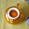 Feicui Bone China Teeservice mit Stövchen und Blumenmuster Feicui Chinese Floral Bone China Tea Set with Warmer - 2