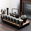 Klassisches chinesisches Keramik-Teeservice mit Teetablett Classic Chinese Ceramic Tea Set with Tray - Traditional Teapot & Cups - 6