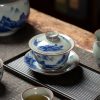 Jingdezhen Chinese Gongfu Tea Set - Blue & White Porcelain - 8