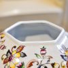 Sechseckige Keramik-Teedose mit floralem Muster Floral Hexagonal Ceramic Tea Caddy: Storage Canister - 3